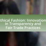 Ethical Fashion: Innovations in Transparency and Fair Trade Practices
