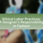 Ethical Labor Practices: A Designer’s Responsibility in Fashion