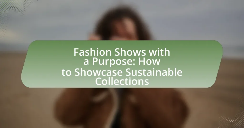 Fashion Shows with a Purpose: How to Showcase Sustainable Collections