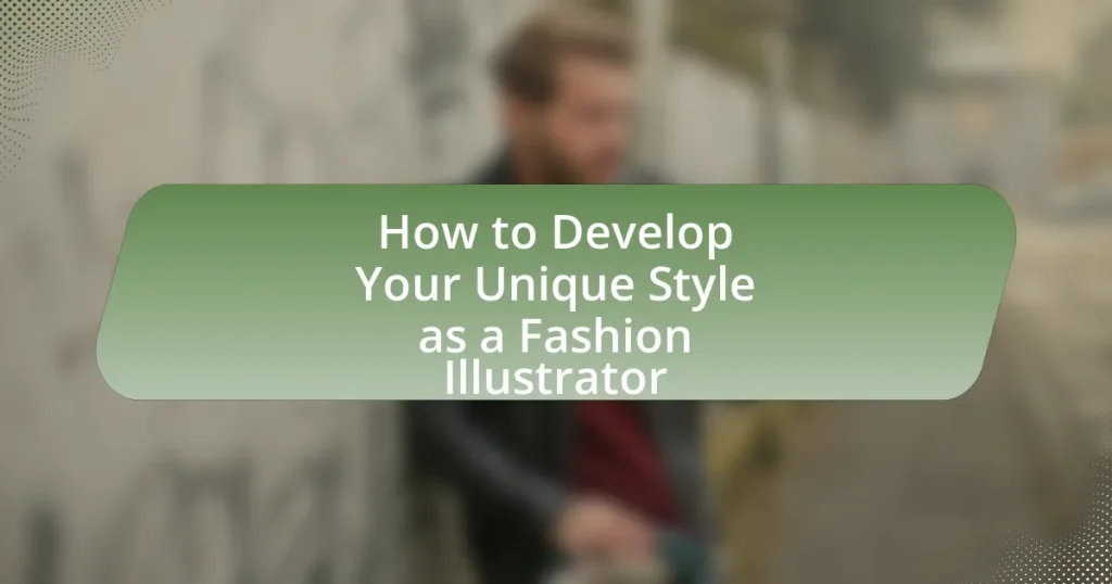 How to Develop Your Unique Style as a Fashion Illustrator