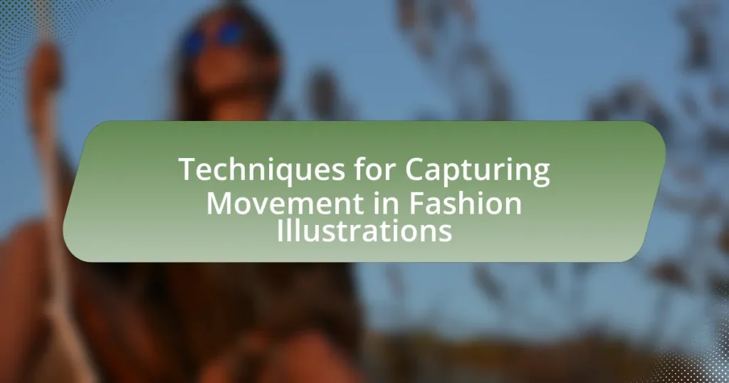 Techniques for Capturing Movement in Fashion Illustrations