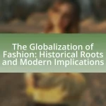 The Globalization of Fashion: Historical Roots and Modern Implications