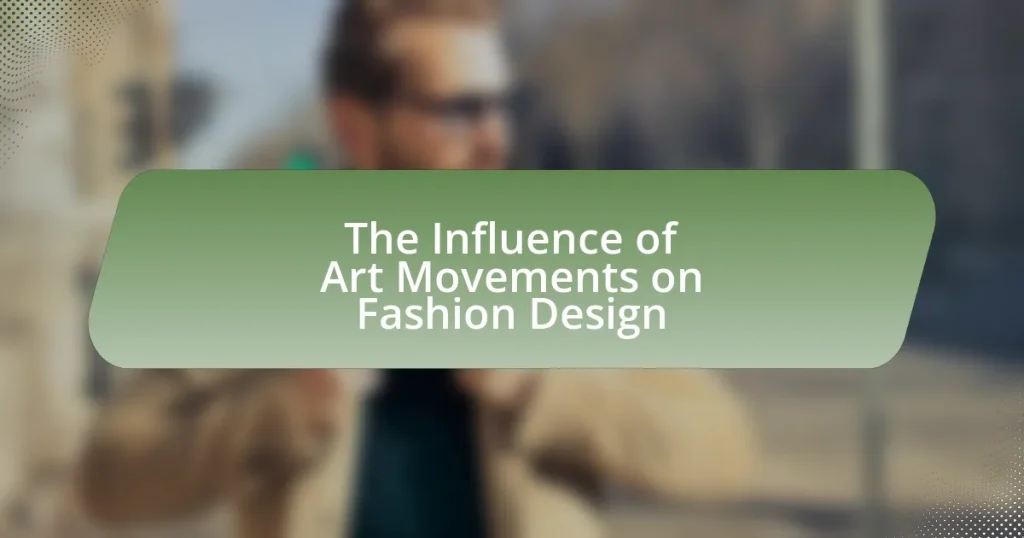The Influence of Art Movements on Fashion Design