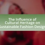 The Influence of Cultural Heritage on Sustainable Fashion Design