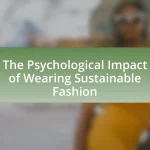 The Psychological Impact of Wearing Sustainable Fashion