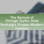 The Revival of Vintage Styles: How Nostalgia Shapes Modern Fashion