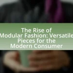 The Rise of Modular Fashion: Versatile Pieces for the Modern Consumer