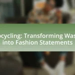 Upcycling: Transforming Waste into Fashion Statements