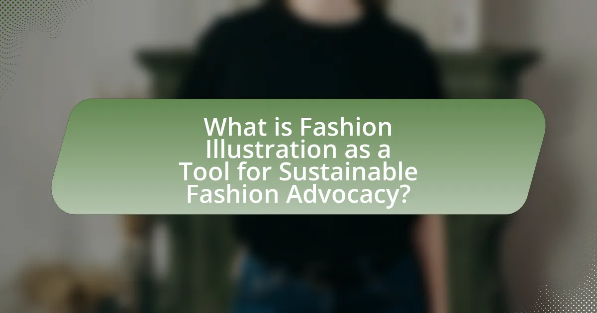 What is Fashion Illustration as a Tool for Sustainable Fashion Advocacy?