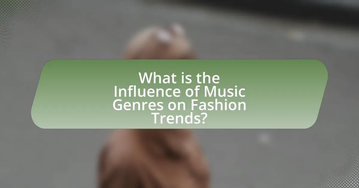 What is the Influence of Music Genres on Fashion Trends?